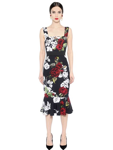 dolce gabbana ross|dolce and gabbana rose dress.